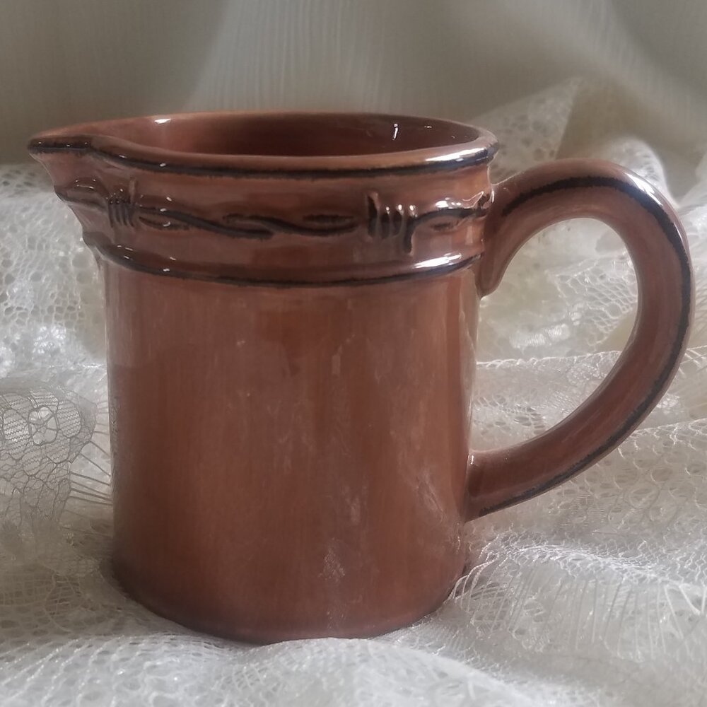 Montana Silversmiths -"Montana Lifestyles" Creamer- Barbed wire